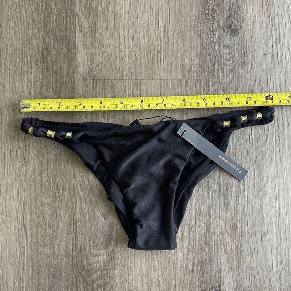 NWT Vix Solid Beads Cheeky Bikini Bottoms XS - Picture 3 of 6